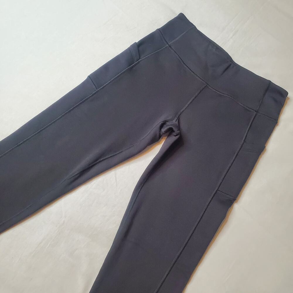 Athleta Girl Size XXL Altitude Edge Stash Tight Black 416318